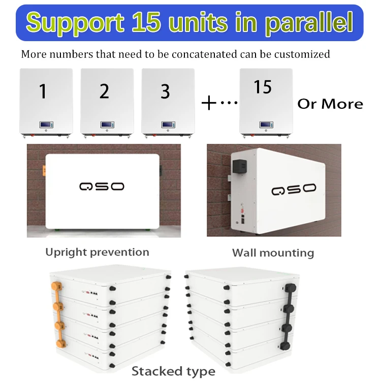 Wall Mount Lifepo4 51.2V 48 Volt 100Ah 150Ah 200Ah 5Kwh Home Energy Storage Battery For 5Kw Off-Grid Solar Power System