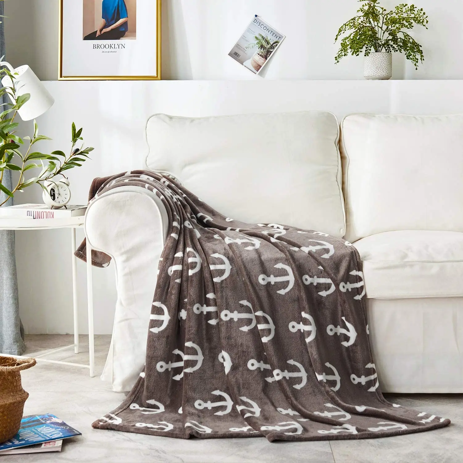 New Product Fleece Throw Home Decor Designer Printed Flannel Blanket
