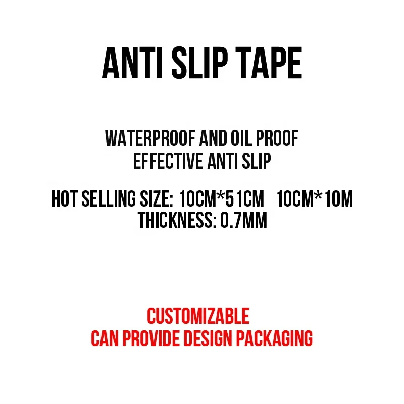 Anti Slip Stair Grip Treads Non-slip Tape Pool Ladder Mat Non Skid Tape steps Boats Garage Wooden Waterproof PET Acrylic Colors