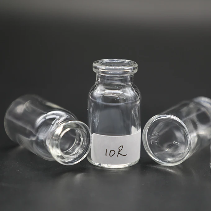 Factory direct 100ml clear glass  moulded injection  vials with rubber stopper and aluminium cap for medicine