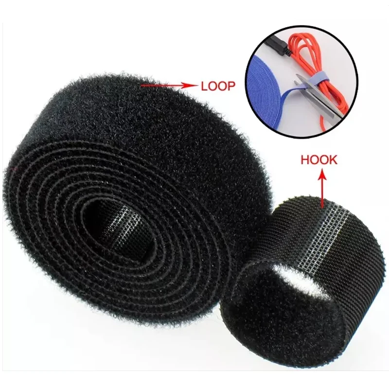 Popular nylon mixed polyester hook and loop reusable fastener hook and loop tape sew on hook and loop