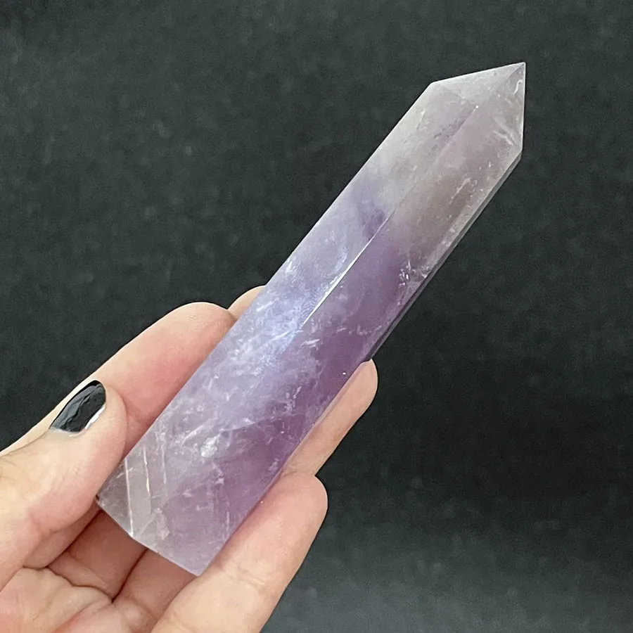 Brazilian Amethyst Prism Amethyst Raw Stone Polishing Amethyst Column Manufacturer Straight Delivery