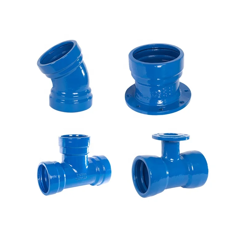 Factory Direct Sales China  ISO2531 EN545 Ductile Iron Pipe Fittings Tyton Joint Type Flanged Socket