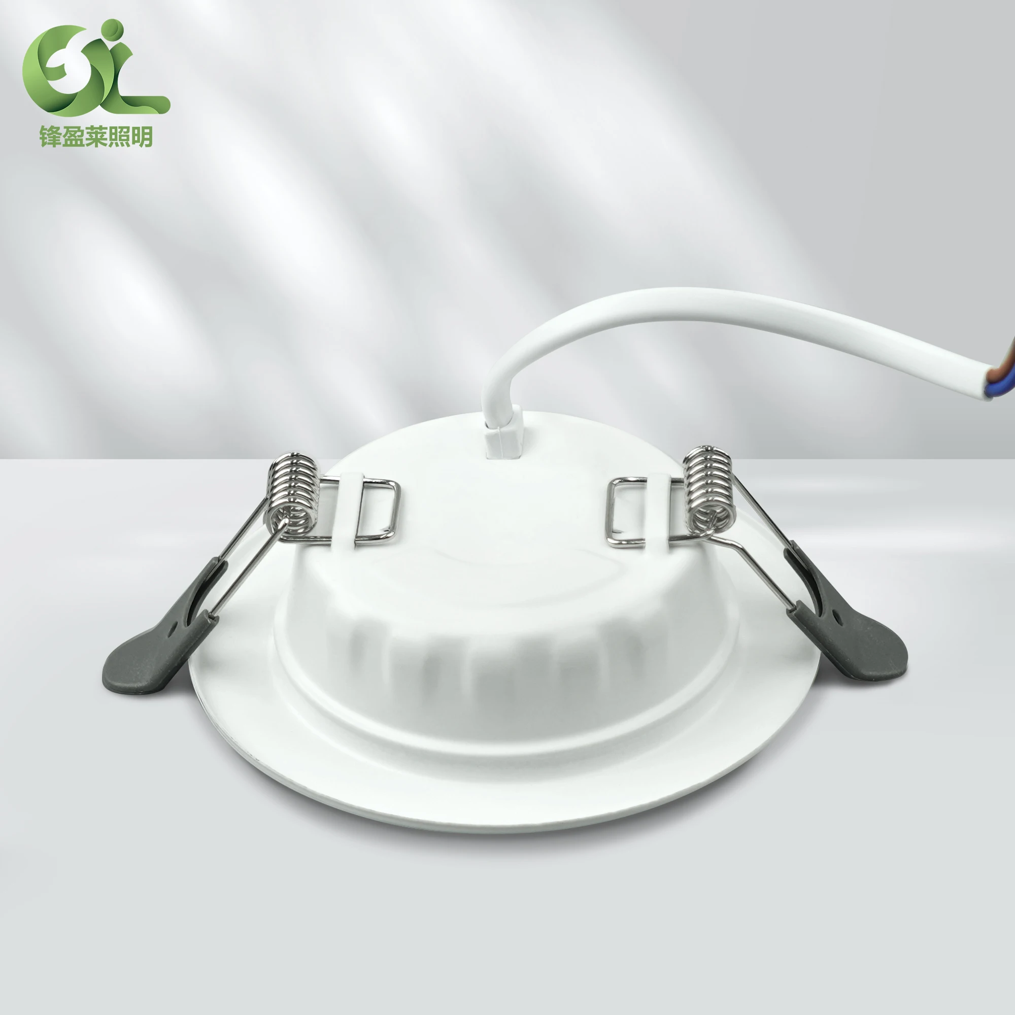 European Standard Recessed Ceiling Downlights LED Iron White Ceiling Light Modern Round LED Reflector 70 7w Novelty Down Light