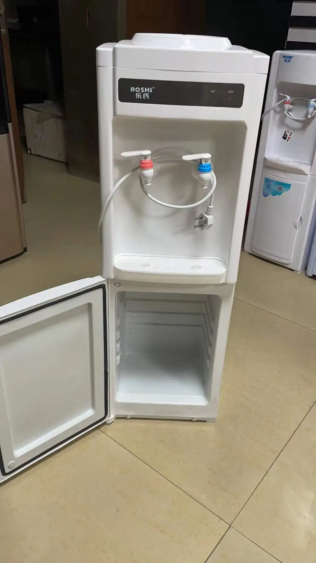Free Standing Drinking Machine Cheap Water Cooler Dispenser With Two Tap