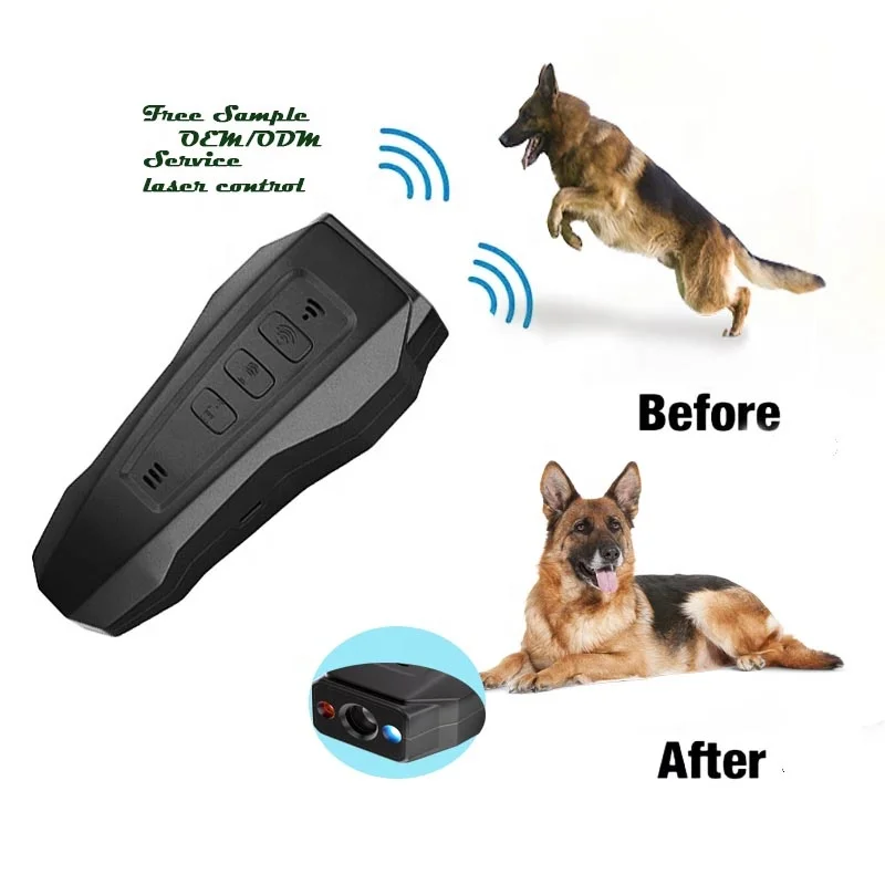 SJZ Новое поступление перезаряжаемые 1100 мА/ч, ультразвуковой собачьего лая контрольного устройства кошка собака Chaser сдерживающим фактором анти кошка собака лает устройства
