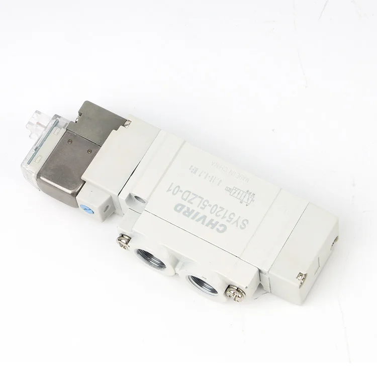 SMC Type Electric Air Valve SY5120-5lzd-01 5/2 Way DC 24v Double Acting Pneumatic Solenoid Valve