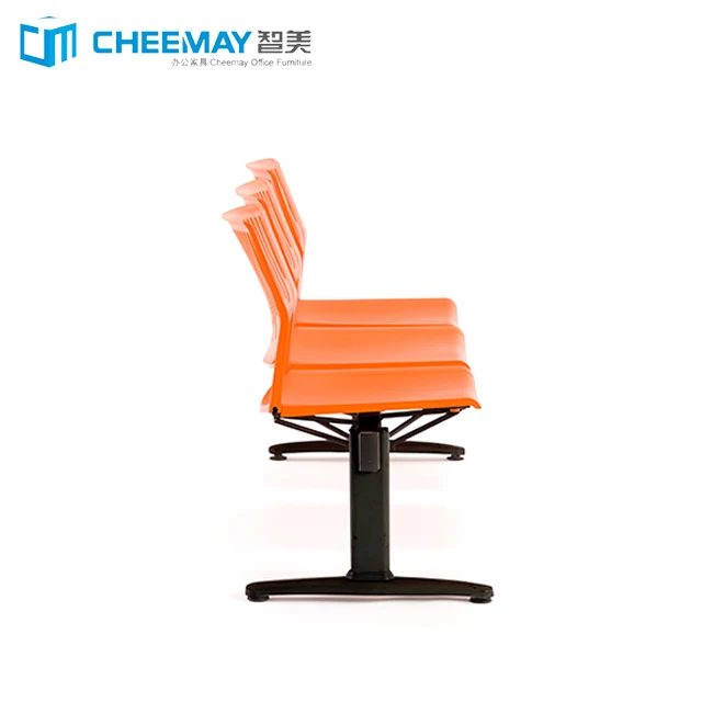 Hot Sale 3 Seater Hospital Airport Plastic Public Waiting Chair