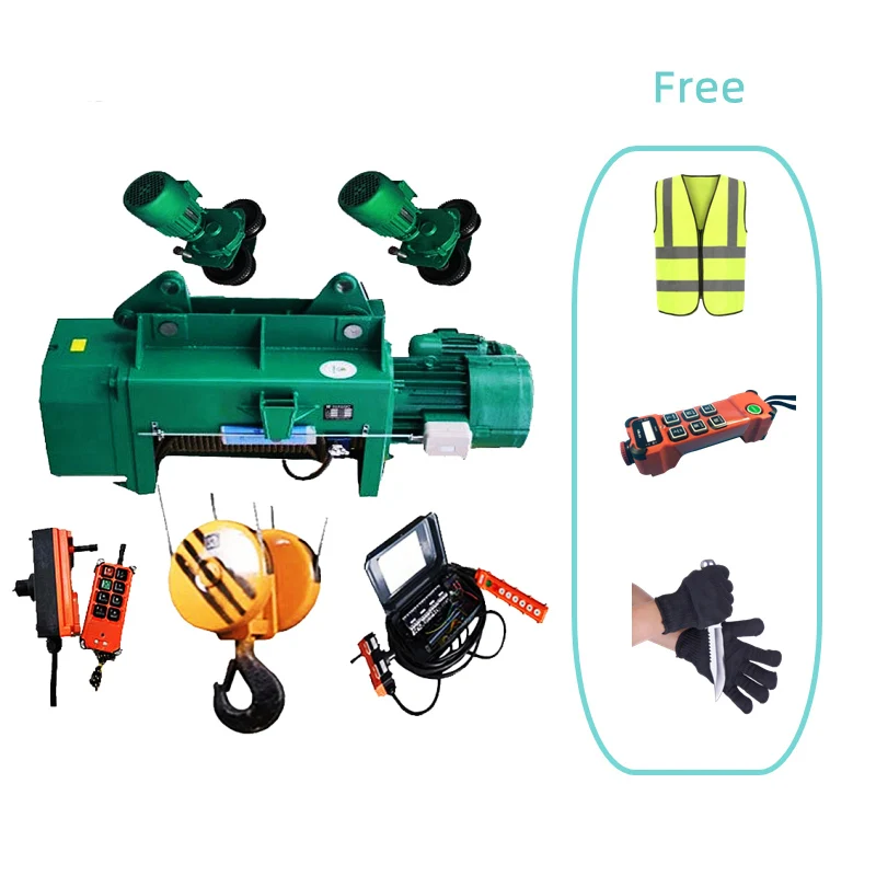 Cd Md Model Monorail 5 Tons 10 Tons Electric Wire Rope Hoist for Gantry Crane