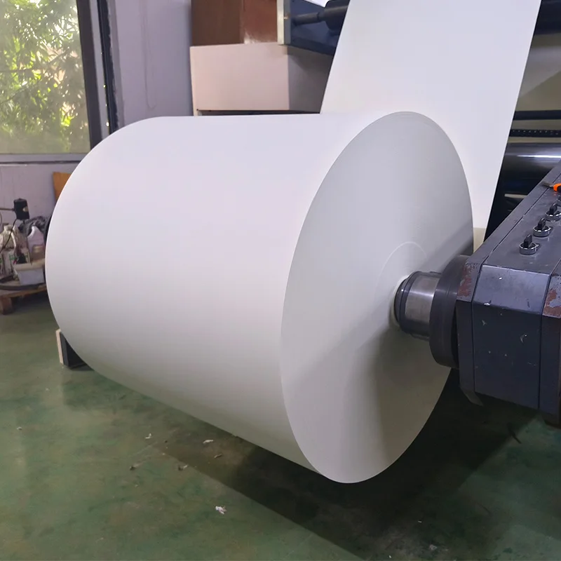 Factory Direct Sales Food Grade PE/PLA Coated Paper Roll Paper Raw Material For Coffee Paper Cups
