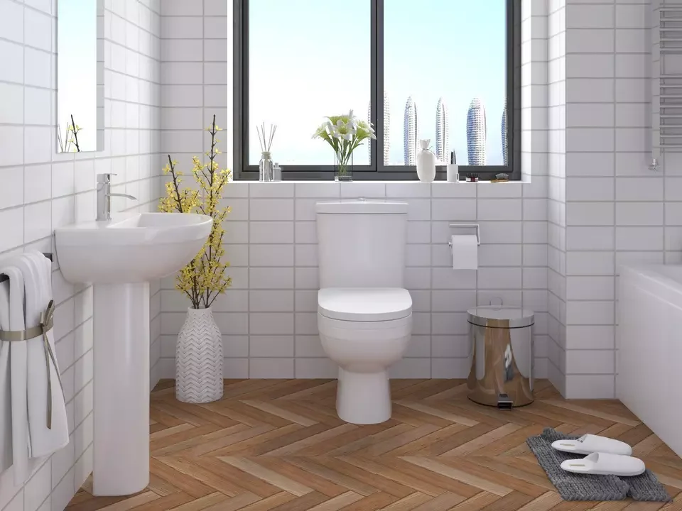 Modern White Ceramic Toilet Bowl Set Sanitary Ware for Hotels and Bathrooms Easy Installation Inodoro WC