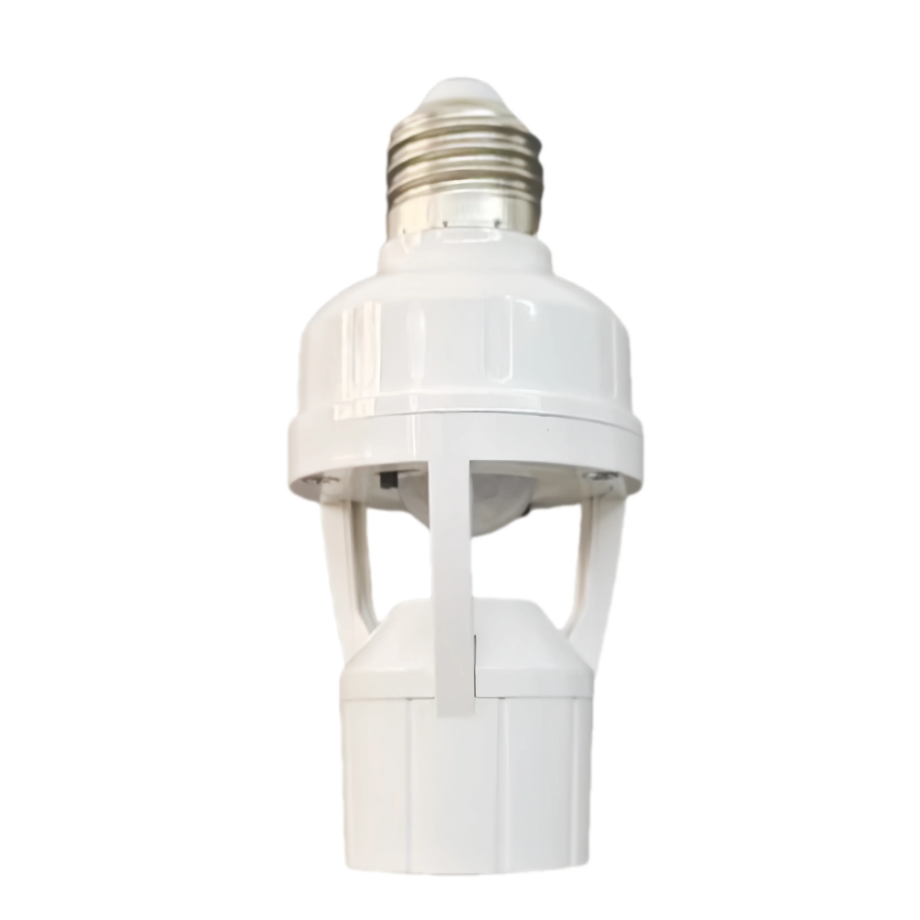 Manufacturer wholesale Smart wireless E27 screw body sensing lamp holder with PIR motion sensor lamp holder