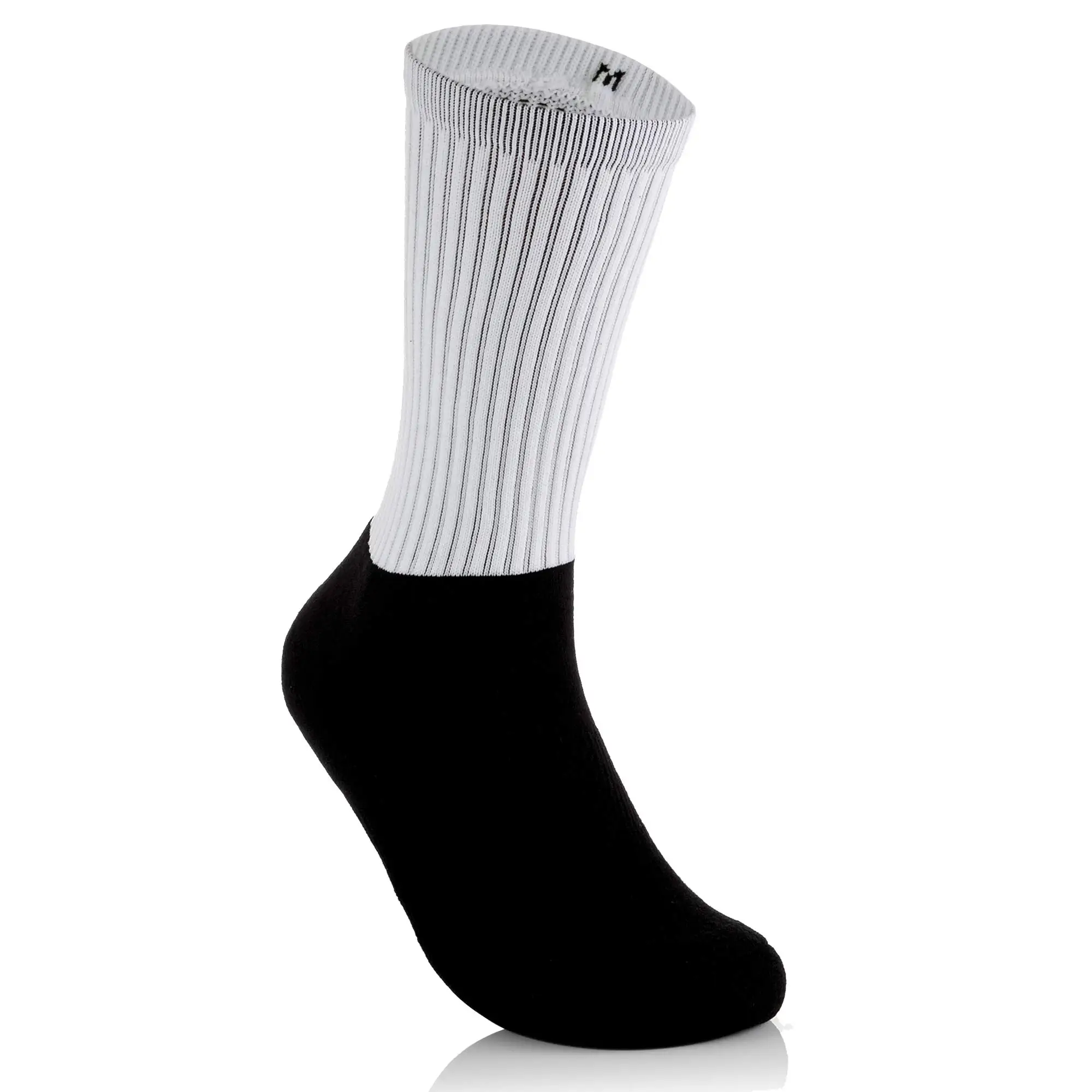 Wholesale White Silky Socks Blank Athletic Socks Sublimation Print Ready Blank Socks