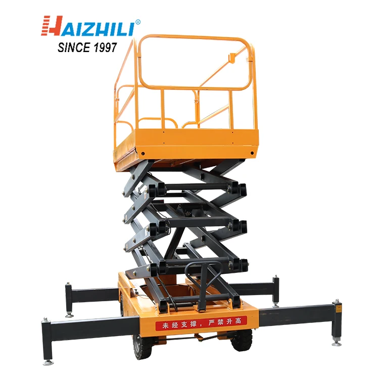 HaizhiLi Handling Equipment Work platforms portable scissor lift platform