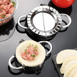 Dumpling Tools Jiaozi Maker Mould Eco-Friendly Pastry Stainless Steel Kitchen Tools Dough Cutter for Kitchen Making Tools