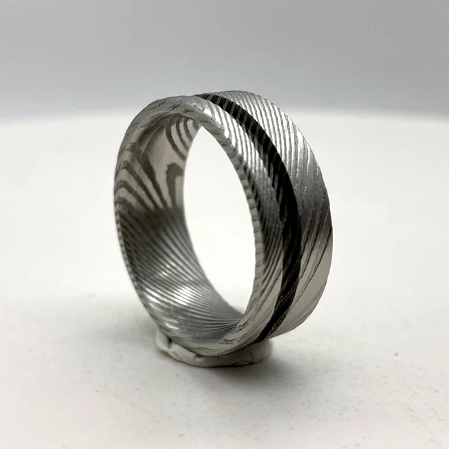 Damascus steel Hot Sale 2022 New Product For Men Party Gift Engagement  OEM  RIng