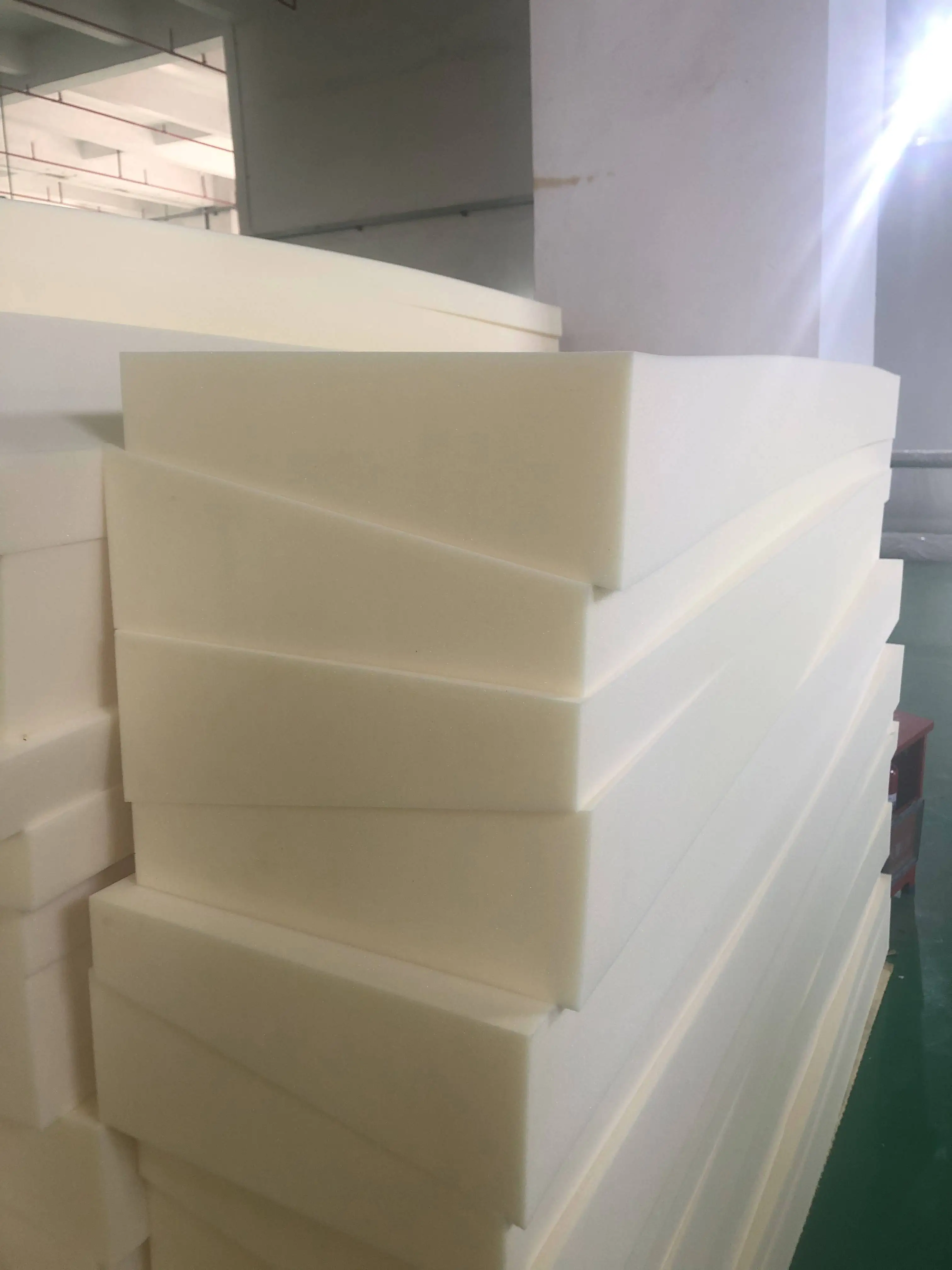 Factory price sofa cushion foam replacement different shape foam board cut for different thickness for sofa and seat making