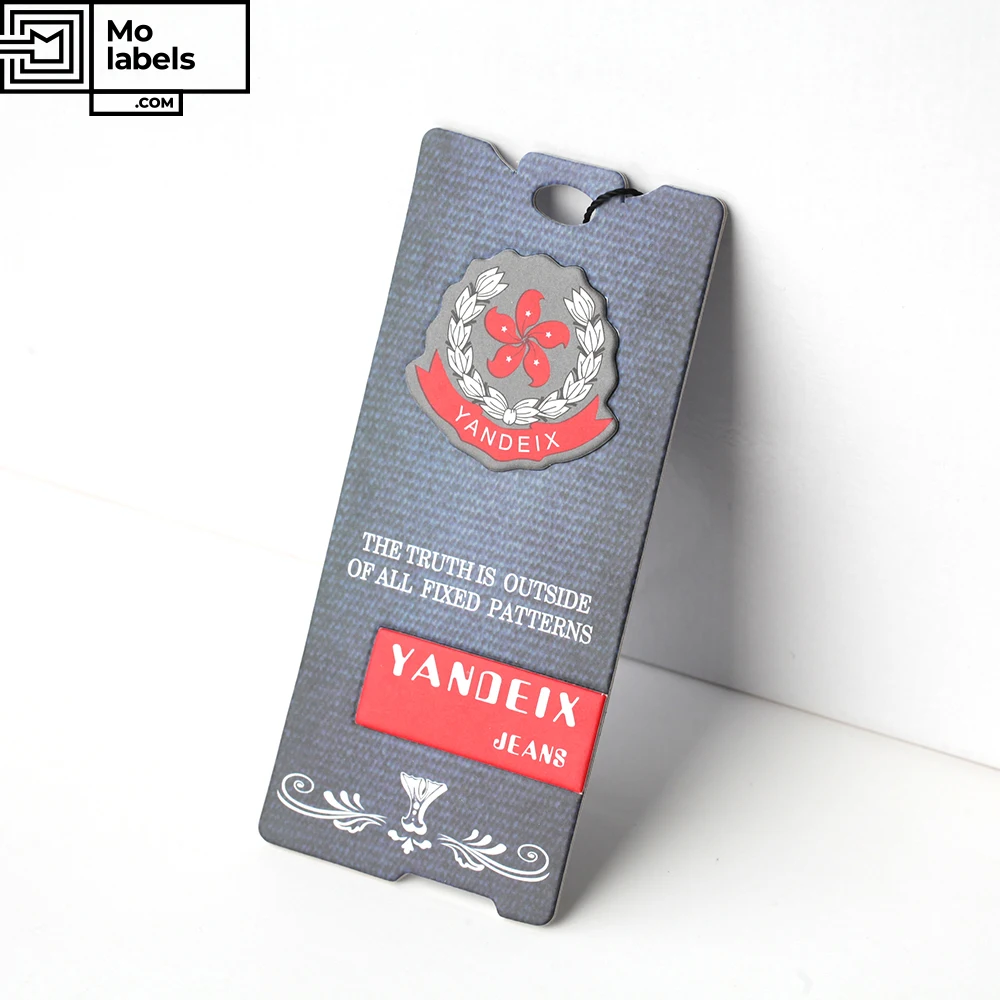 Брендовые аксессуары для одежды, подвесная бирка с логотипом на заказ, бирка для одежды и джинсов, дизайнерские подвесные бирки