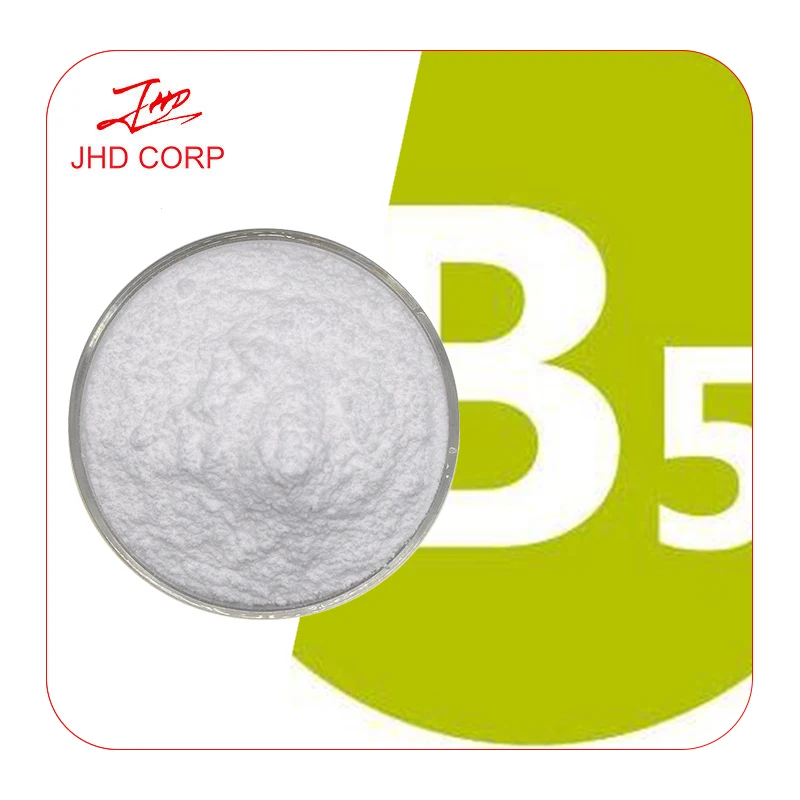 JHD supply cGMP VB5 panthenol powder 99% d-calcium pantothenate vitamin b5 powder