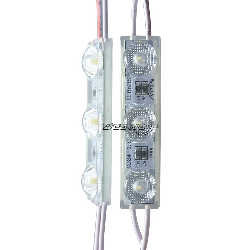 High end IP68 waterproof 12V 24V LED Module lossless 3030 With lens led module