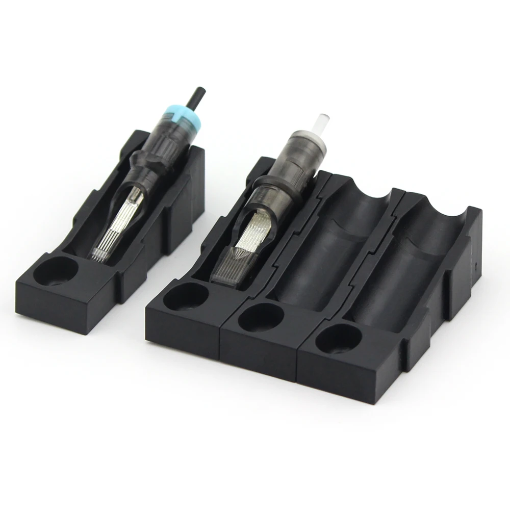 48pcs/box Assemble Tattoo Cartridge Needle Holder Ink Cup Tray