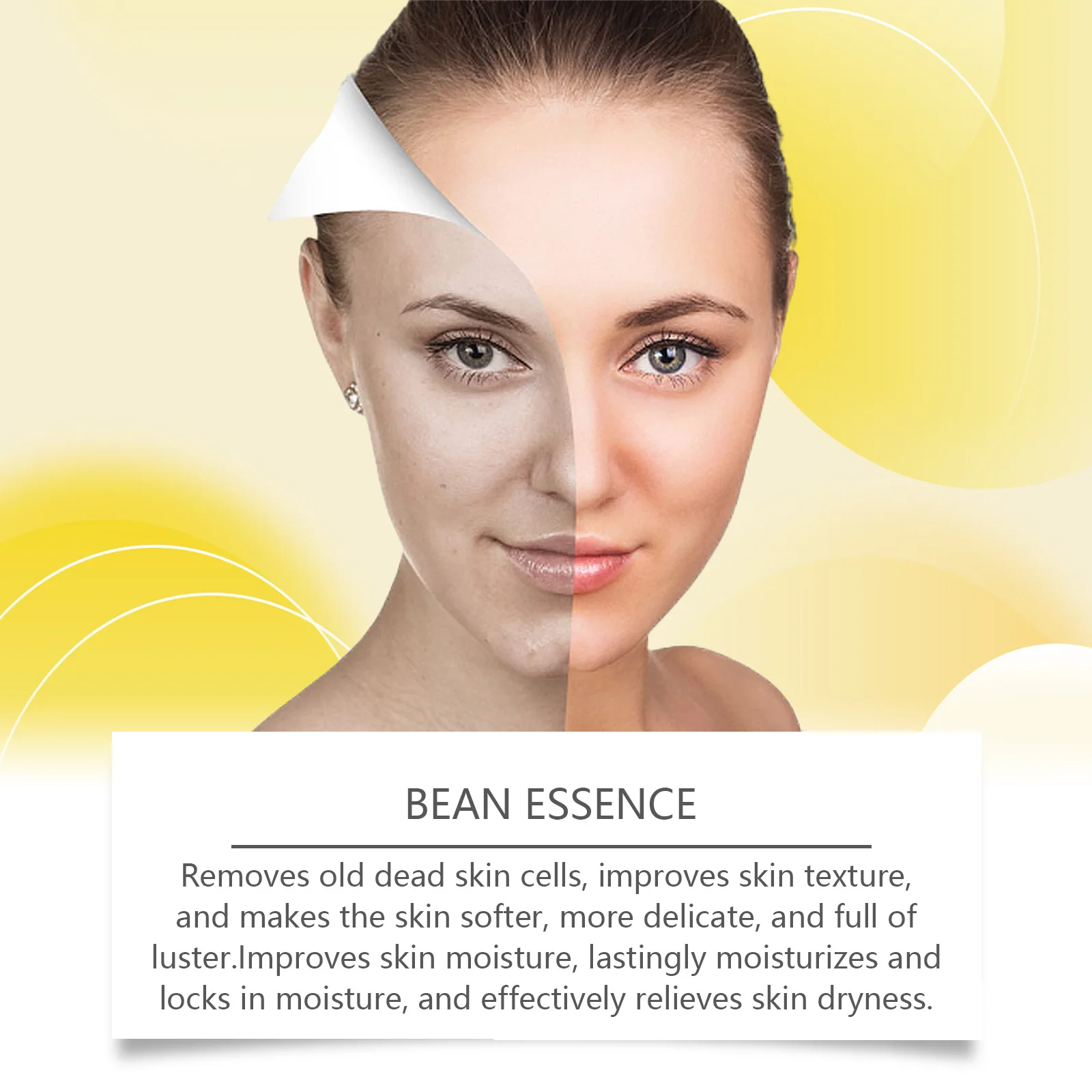 OEM Bean Serum For Remove Old Dead Skin Cells,Improve Skin Texture And Make the skin softer
