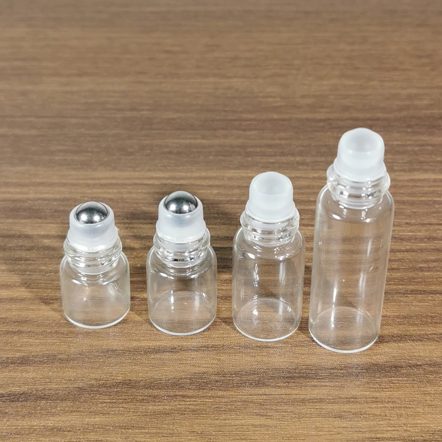 Wholesale 1ml 2ml 3ml 5ml 10ml Clear Sample Test Perfume Small Mini Oil Vial Glass roller ball Bottle