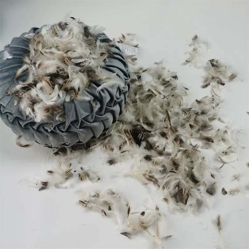 Wholesale Washed High Filling Natural Raw Goose/Duck Pure Feather Fiber Down for Pillow Duvet Use
