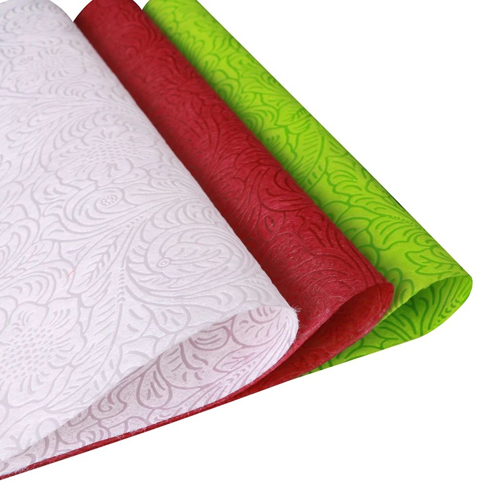 Non Woven Fabric Bag tie Interlining Spun bond Polypropylene non woven  color shopping bag production  material