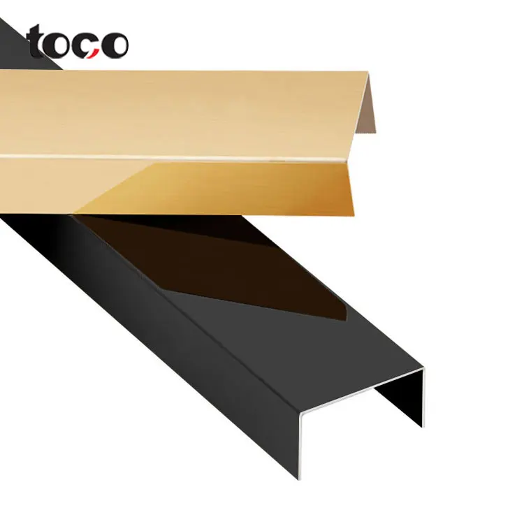 TOCO Profile Trim Edging For Table Cover U-shape Cabinet Molding U Shape Pvc Edge Banding Tape