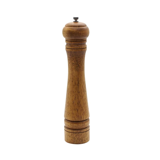 High quality ancient oak wood salt and pepper shakers mill pepper grinder