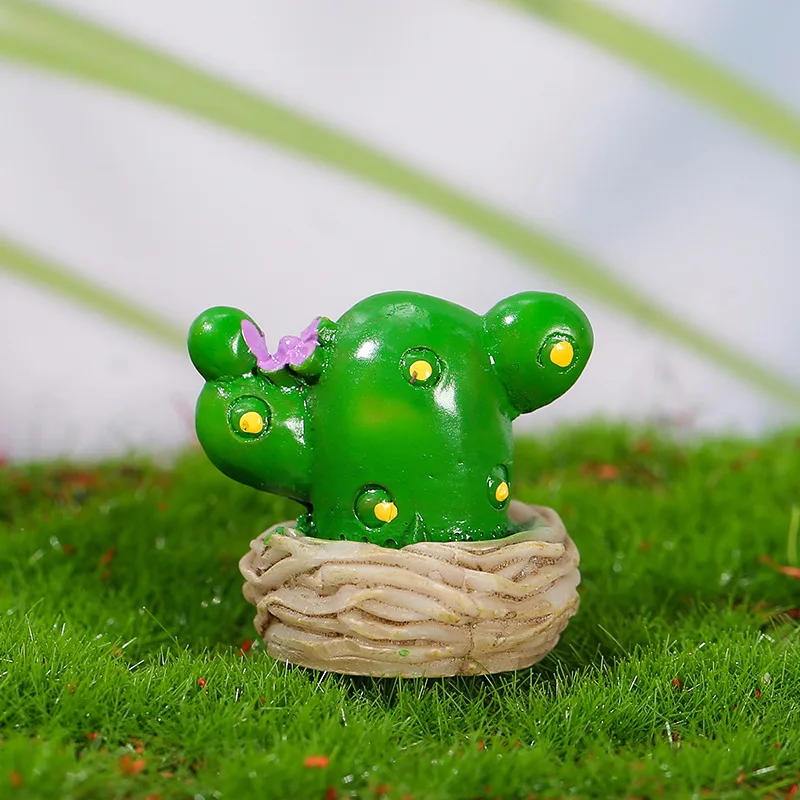 2407 wenqi Moss micro-landscape decoration cactus small potted zakka cargo succulent simulation plant