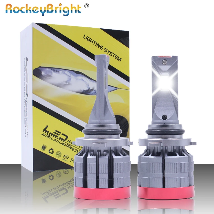 ROCKEYBRIGHT 10000LM 45 Вт автоматическая система освещения F3P светодиодные фары лампы H11 головного света H8 H13 9004 9005 9006 H7 H4 Автомобильные светодиодные фары