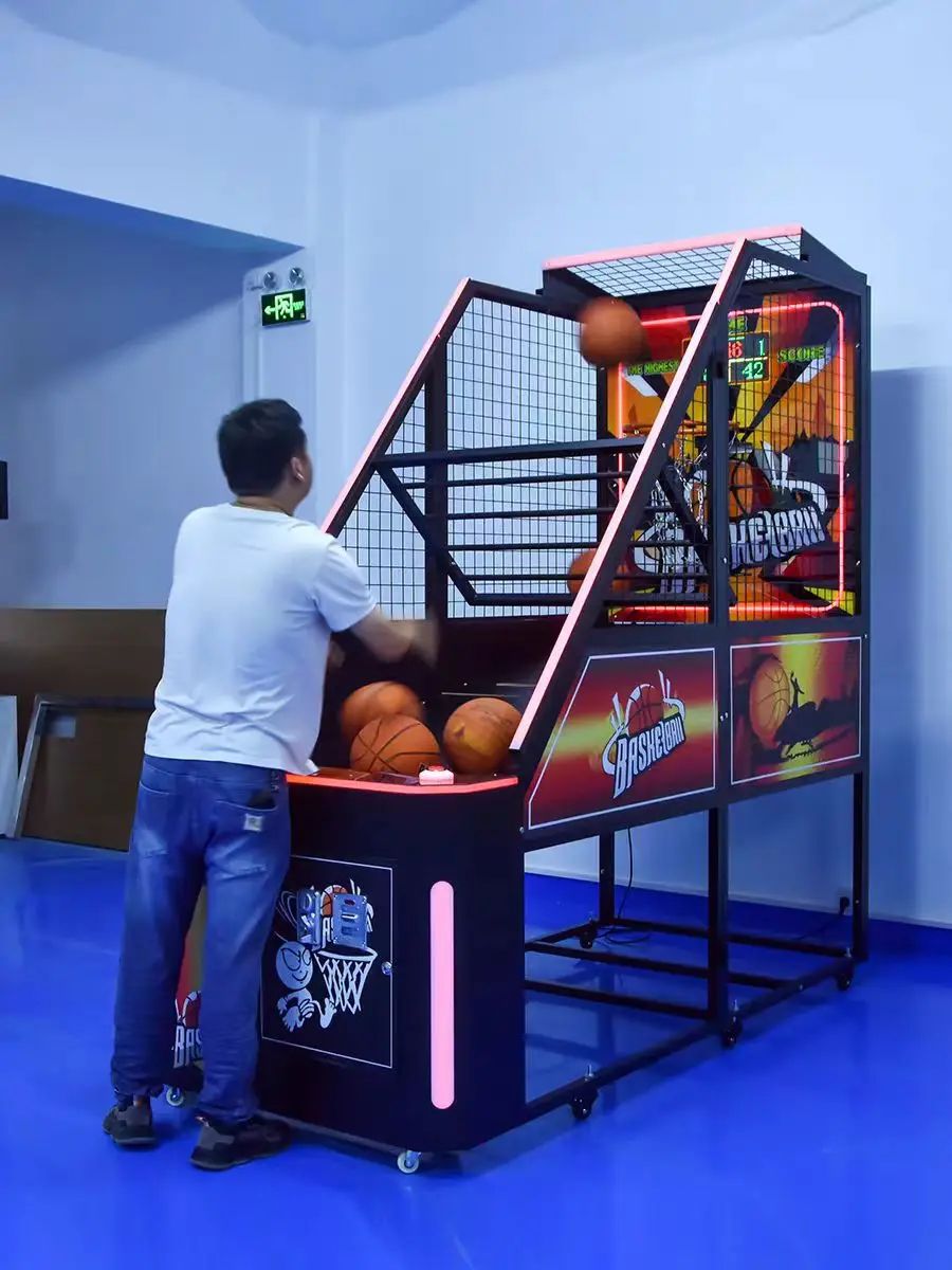 Game Machines for Children Commercial Games Coin Operated Basketball Arcade Machine Capsule