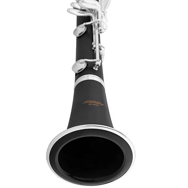 Seasound Factory OEM Cheap Bb 17 Keys Silver Keys Clarinet