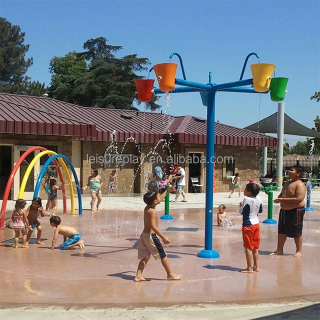 Out door splash  water play Equipment water playground funny for kids and adults factory sales