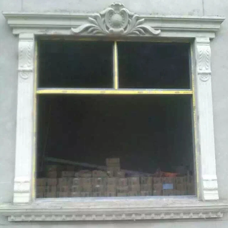 concrete decorative plastic window frame mold
