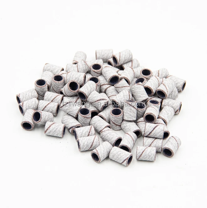 High Quality Sanding Bands For Electric Manicure Machine 240#/180/120/80 Grit Nail Drill Grinding Bit Files Pedicure Tool Set