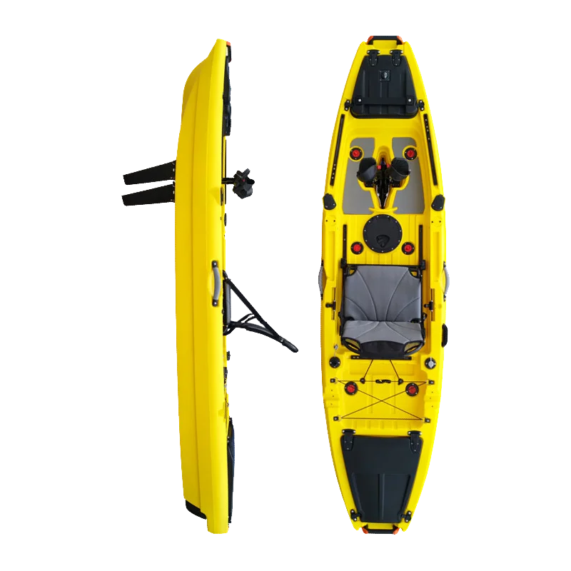 Kayak Travel 3M/4M/5M Rotomolding Plastic Kayak with Aluminum Seat