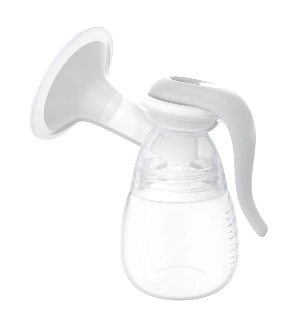 AOJHealth High Quality Baby Milk Silicone Manual Breast Pump Comfort Single Manual Breast Pump