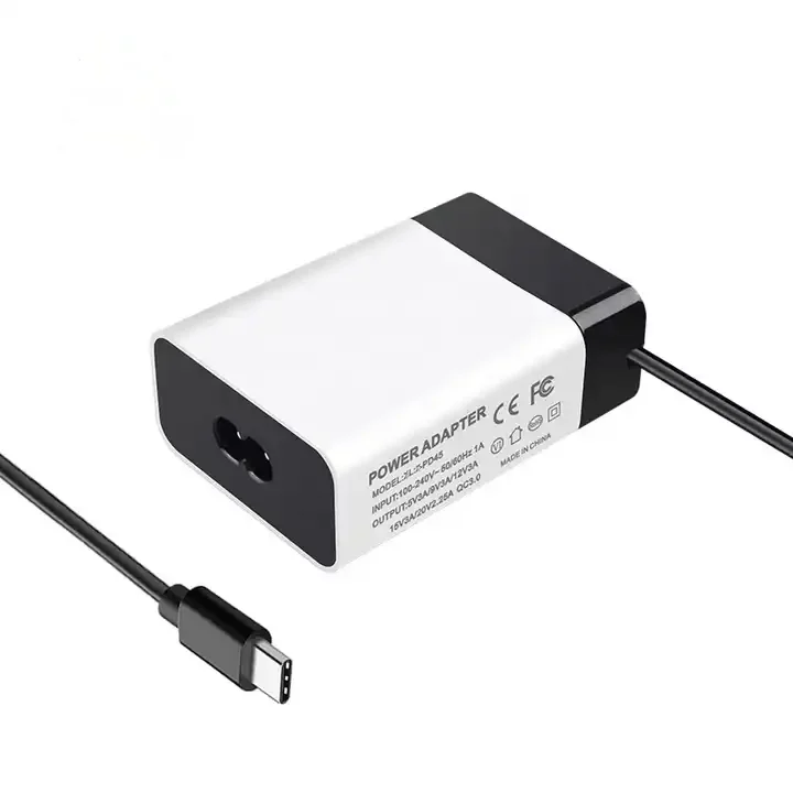 quick charge 3.0 pd usb c laptop charger for lenovo chromebook 45w for lenovo 300e charger type c 45w