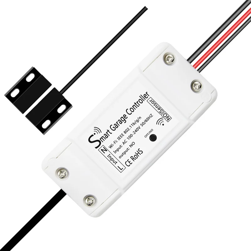 Easy installation wireless automatic sliding garage door opener with alexa voice control for smart home