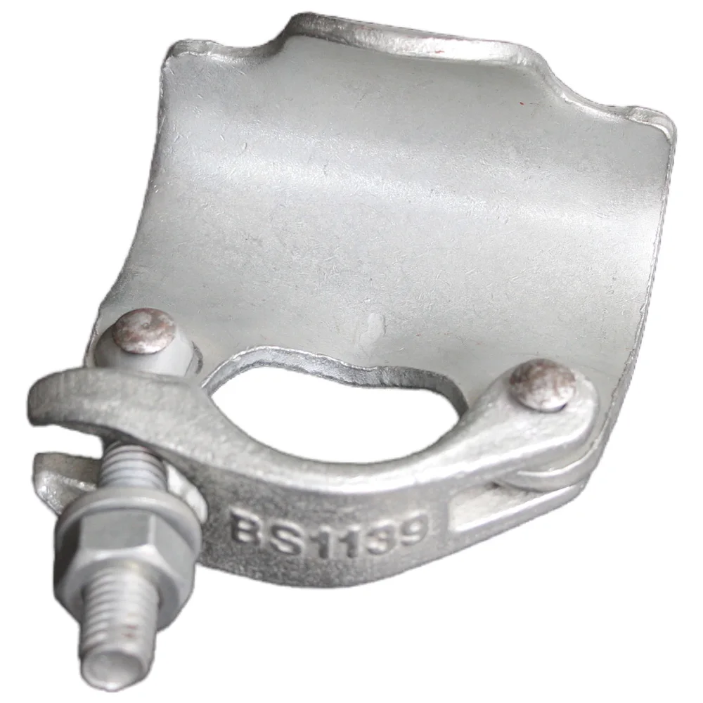 Second-hand scaffold fasteners forged scaffolding single clamp half coupler scaffold galvanized putlog coupler