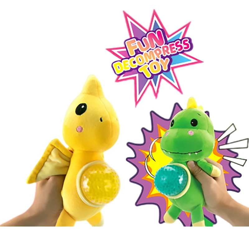 Explosive plush pinch game dinosaur shape hair decompression doll pinch ball