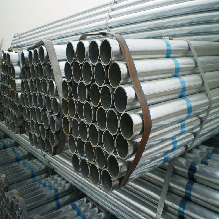 SAE 1008 1010 1020 Hot Dip Galvanized Round Steel Pipe / GI Pipe Pre Galvanized Steel Pipe
