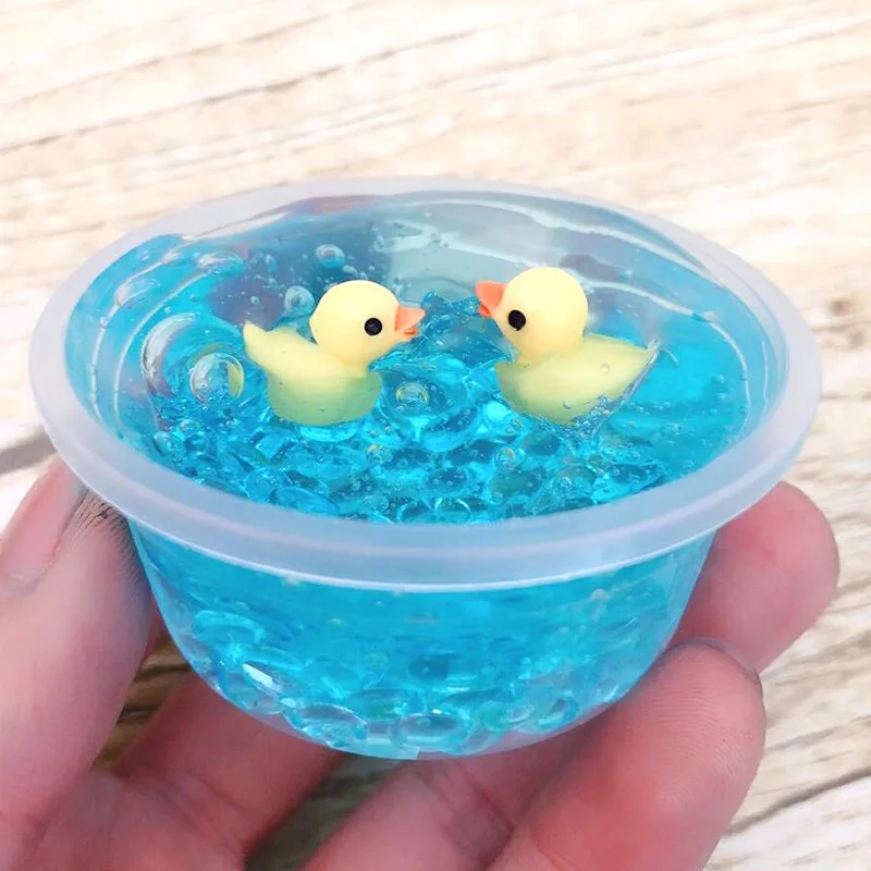  Цветной Забавный diy Сумасшедший слайм бочка Кристальный игрушечный набор для