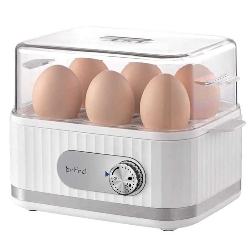 Rapid Egg Cooker Electric 1 to 6 Eggs Capacity, Soft, Medium, Hard Boiled,  Egg Poacher With Auto off