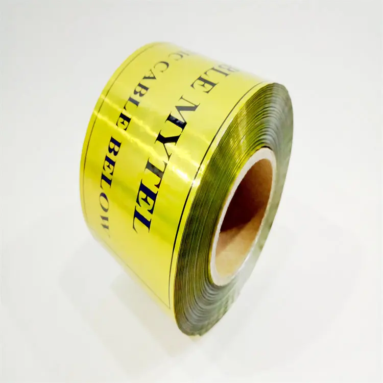 
Aluminium Foil underground detectable warning tape 