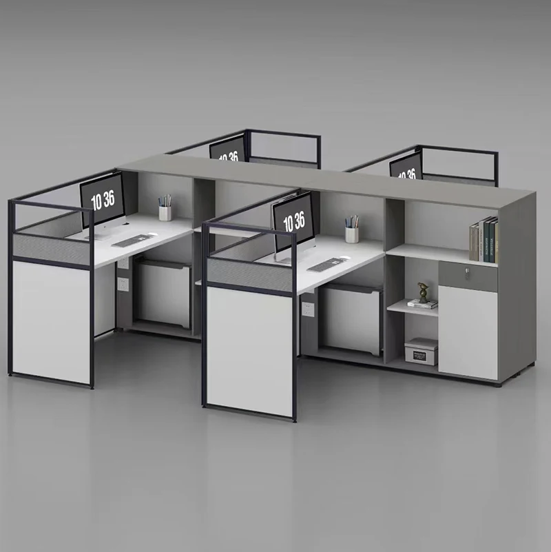 Современная офисная кабинка Рабочая станция стол коммерческая мебель для персонала колл-центр