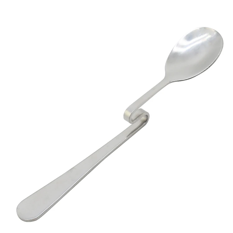 Bending Hanging Cup S shape Stainless steel Tea Cup Coffee Spoon